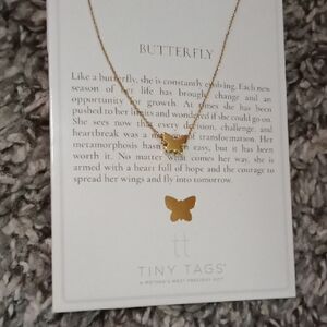Gold Butterfly Necklace